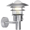 Nordlux - LONSTRUP spoljna zidna svetiljka sa senzorom, 1x E27/60W/230V, IP44, srebrna
