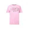 Nike Sportswear Majica CLSC staro roza / rdeča / bela