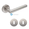 Inox kljuka za vrata H0204-BB/I