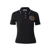 Versace Jeans Couture Majica 80HAGT02  črna