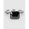 Blue Tomato Braided Gem Ring Jewellery silver stainless steel