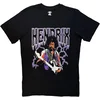 Jimi Hendrix Lightning Black L Majica