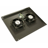 XtendLan Prezračevanje za ECO regalne omare globine 600 mm, 2x ventilator, črno
