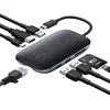 Aukey USB-C HUB CB-C71 8v1: Ethernet, 3xUSB 3.1, HDMI 4K, SD/microSD, PD 100W