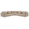 SÖDERHAMN Ugaona sofa, 6-sed, Kelinge bež