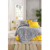 Aberto Design Komplet posteljina Parure, 200x220 cm, Siva-Žuta