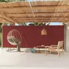 Uvlačiva bočna tenda za terasu 200 x 600 cm crvena