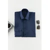 Trendyol Navy Blue Slim Fit Smart Shirt