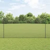 Zatvorena žičana ograda s postovima 25 x 1,6 m Siva Mreža