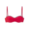 s.Oliver Bikini zgornji del rdeča/črna/bela