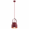 Argon 8282 - Luster na sajli LOGAN 1xE27/15W/230V prečnika 20 cm crvena