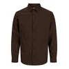 JACK & JONES Srajca JJEFIELD čokolada