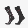 Nogavice Hugo Boss 2-Pack Rs Tape Logo Cc Black 39-42