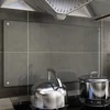Kuhinjska zaštita od prskanja prozirna 90x50 cm kaljeno staklo