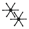 Set črnih šestkrakih stranskih krtač za S5, S6, S7, E5, Q7