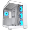 COUGAR FV150 RGB PC Case, Mid tower, White - CGR-5KA1W-RGB