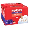 Huggies Pelene gaćice Little Movers, Duo Pack (4), 9-14 kg, 72 komada