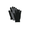 PIECES Rokavice PCNEW BUDDY  pegasto siva / črna