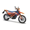 Maisto - Motocikel s stojalom, 2023 KTM 690 SMC R, oranžno-modra, 1:12