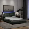 Okvir kreveta s LED-om bez madraca Hvar 140 x 190 cm od tkanine