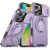 Maska CamShield Ring stand za iPhone 16 Pro 6.3 ljubičasta