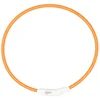 Duvo+ LED svetleća USB najlonska ogrlica narandžasta 65 cm