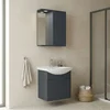 HANAH HOME Kupatilski ormarić sa umivaonikom i ogledalom (2 komada) Purus 55 982