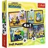 Trefl - Puzzle 4 proti 1: Minioni in pošasti - 1 - 39 kosov