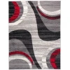 Chemex Preproga Cheap Moderna Trendovska F844B Crm Kremna Rdeča Siva Črna 150x300 cm