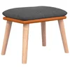 Vidaxl Stolček za noge 45x29,5x39 cm blago in umetno usnje