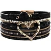 Zapestnica AG - 38809 Heart - Črna / Zlata KP38809