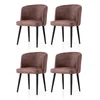 Hanah Home Set trpezarijskih stolica Zen 4207 V4, 4 komada, Braon