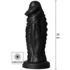 Hidden Desire Extreme Vibrating Devil Monster Dildo Black