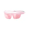 Kikka Boo Činija sa 2 pregrade i kašičicom Tasty Pink
