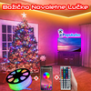 Božične Novoletne LED lučke + Aplikacija + Daljinec