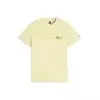 Tommy Jeans Majica temno modra/pastelno rumena/rdeča