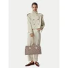 Tommy Hilfiger Ročna torba Th Grace Satchel Jacquard AW0AW18754 Rjava