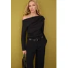Trendyol Milla ženska bluza Twoaw26Bz00138, crna-crna