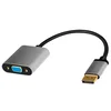 slomart Adapter DP na VGA 1080p/60 Hz, 0.15m, aluminijast