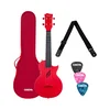 CONCERT Ukulele CARBON Rdeč (+ torba, trzalice) HH 2280
