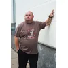 PANDA4U Muška majica sa printom EAGLE, Braon