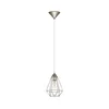Eglo 33617 - Luster na sajli TARBES 1xE27/60W/230V