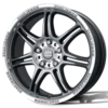FELNA ALU 16X7.0 5/120 ET35 79.6 MOMO CORSE MATT ANTHRAC.-POLISHED