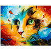 Norimpex - Puzzle Diamantna slika: Abstraktna mačka 30x40 cm - 1 - 39 kosov