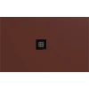 POLYSAN FLEXIA Pravokotna Prilagodljiva Vanička iz Litéga Mramora, 130x80cm, Rjava Mat