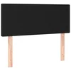 LED uzglavlje crno 90x5x78/88 cm od tkanine
