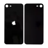 Apple iPhone SE (2. generacija 2020) - Steklo zadnjega ohišja (Black)