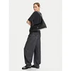 Usnjena torbica Calvin Klein črna barva, LV04F3262G