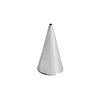 Straight-tipped pastry nozzle, stainless steel, 2 mm - de Buyer