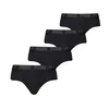 Mens Puma Everyday Briefs 4-pack, Black, Size 6, Clothing